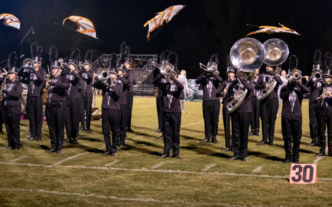 The North Oldham High School Marching Band